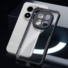 Overboard Ovitek za Xiaomi Redmi Note 15 Pro Plus 5G / Poco M8 Pro 5G, hibridni z zaščito pred padci, črn