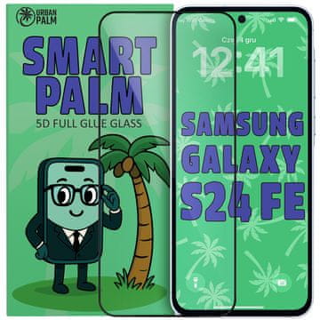 5D kaljeno steklo s polnim lepilom za pametno dlan za Samsung Galaxy S24 FE