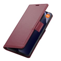Overboard Ovitek za Xiaomi Redmi Note 15 Pro Plus 5G / Poco M8 Pro 5G, sijajni liči, denarnica s preklopom, rdeča