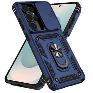 GS Oklepni ovitek za Samsung Galaxy S26 Ultra, CamShield Slide, moder