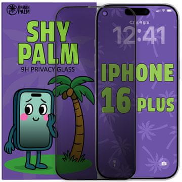 Kaljeno steklo Shy Palm za iPhone 16 Plus