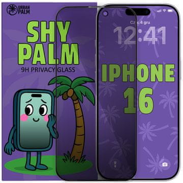 Kaljeno steklo Shy Palm za iPhone 16