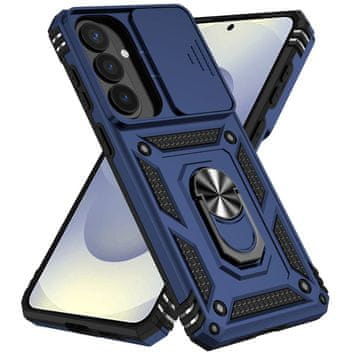 GS Oklepni ovitek za Samsung Galaxy S26 Plus, CamShield Slide, moder