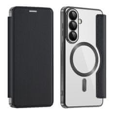 GS Ovitek za Samsung Galaxy S26 Plus z RFID denarnico MagSafe z zaščito kamere, črn