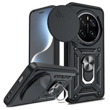 GS Oklepni ovitek za Honor Magic 8 Pro, CamShield Slide, črn