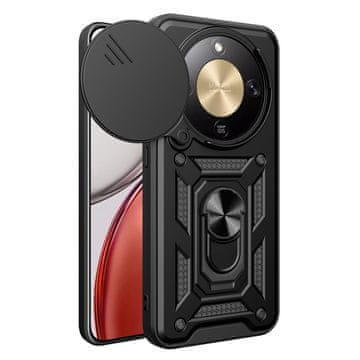 GS Oklepni ovitek za Honor Magic 8 Lite, CamShield Slide, črn