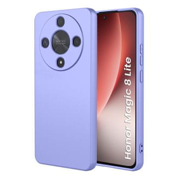 GS Ovitek za Honor Magic 8 Lite, Silikonski Lite, Vijoličen