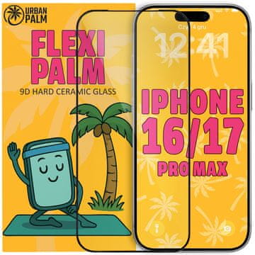 9D Flexi Palm keramično steklo za iPhone 16 Pro Max / 17 Pro Max