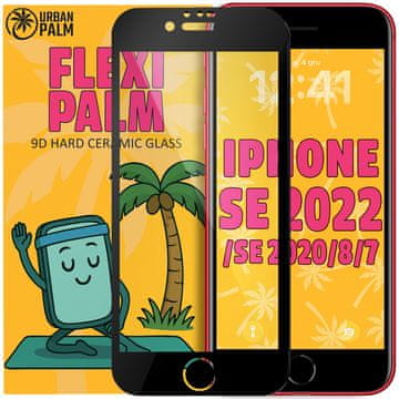 9D Flexi Palm keramično steklo za iPhone SE 2022 / SE 2020 / 8 / 7
