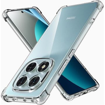 Overboard Ovitek za Xiaomi Redmi Note 15 Pro 4G, odporen proti padcem, prozoren