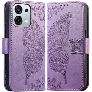 GS Ovitek za Oppo A6 Pro 5G, metulj, vijoličen