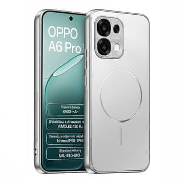 GS Zaščitni ovitek za Oppo A6 Pro 5G, za MagSafe, bel