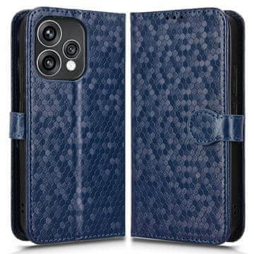 GS Ovitek za Oppo Reno 15 z naslonom, denarnica v obliki rombov, moder