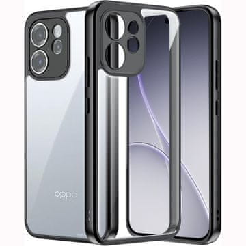 GS Ovitek za Oppo Reno 15 Pro Fusion Hybrid, prozoren s črnim okvirjem