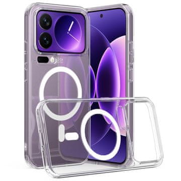 GS Ovitek za Xiaomi 17 Pro Max, Fusion Hybrid, za MagSafe, prozoren