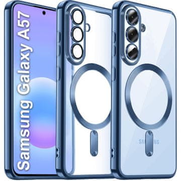 GS Ovitek za Samsung Galaxy A57 5G, Electro MagSafe, moder