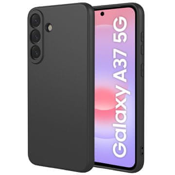 GS Ovitek za Samsung Galaxy A37 5G, Silikonski Lite, črn