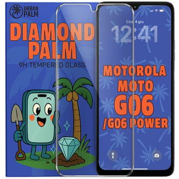 Kaljeno steklo Diamond Palm za Motorola Moto G06/G06 Power