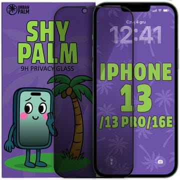 Kaljeno steklo Shy Palm za iPhone 17e / 16e / 13 / 13 Pro
