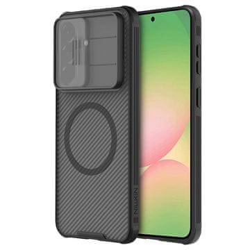 Nillkin Ovitek za Samsung Galaxy A57 5G, CamShield Pro Magnetic, za MagSafe, prozoren / črn