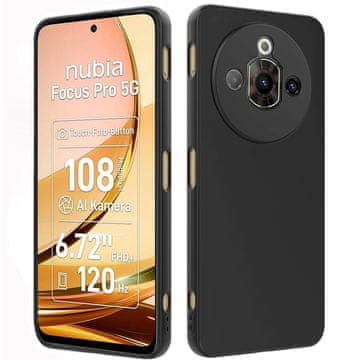 GS Tanek ovitek za Nubia Focus Pro 5G, Slim, črn