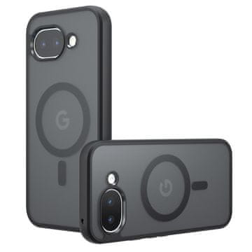 GS Ovitek Fusion Hybrid za Google Pixel 10a z MagSafe, črn