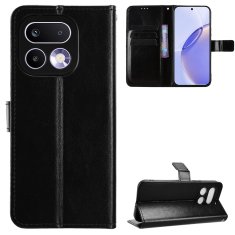 GS Ovitek denarnica Crazy Horse za Realme 16 Pro, črn