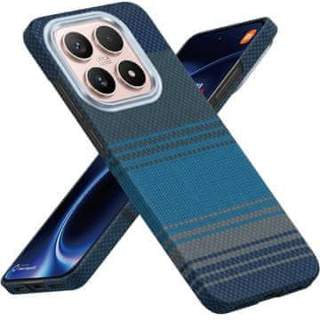 Overboard Ovitek za Xiaomi 17 - magnetni, aramidna vlakna, moder