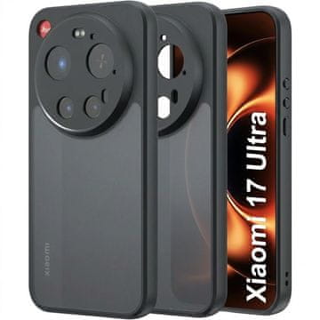 GS Ovitek za Xiaomi 17 Ultra 5G, Fusion Hybrid, mat črn