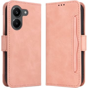 GS Ovitek za Xiaomi Poco X8 Pro, reža za kartico, roza
