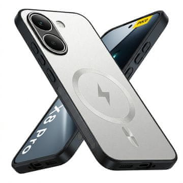 GS Zaščitni ovitek za Xiaomi Poco X8 Pro, za MagSafe, srebrn