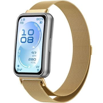 GS Milanska zapestnica za Huawei Band 11 / 11 Pro, zlata