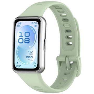 GS Silikonski pašček za Huawei Band 11 / 11 Pro, zelen