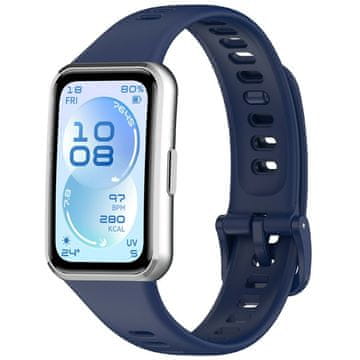 GS Silikonski pašček za Huawei Band 11 / 11 Pro, temno moder