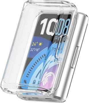 GS Ovitek 2 v 1 z zaščitno folijo za Huawei Band 11 Pro, prozoren