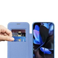 GS Preklopni ovitek za Google Pixel 10/10 Pro, denarnica RFID MagSafe z zaščito kamere, moder