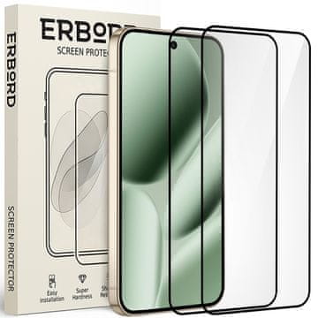 Overboard 2x kaljeno steklo za Google Pixel 10 / 10 Pro, 3D polno, steklo za celoten zaslon