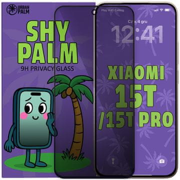 Kaljeno steklo Shy Palm za zasebnost za Xiaomi 15T / 15T Pro
