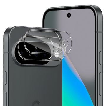 Overboard 2x kaljeno steklo zaščitni zaslon za kamero za Google Pixel 10, prozorno