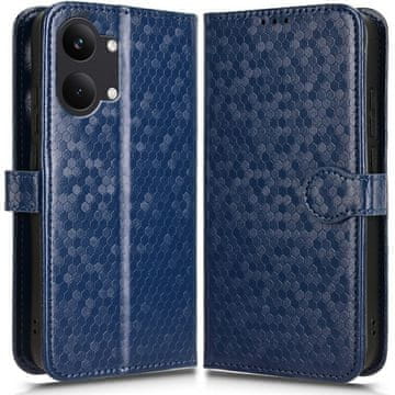 GS Ovitek za Xiaomi Poco X8 Pro Max, denarnica Rombus, moder