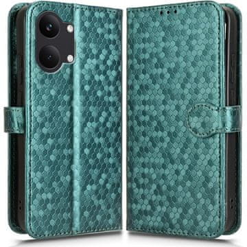 GS Ovitek za Xiaomi Poco X8 Pro Max, denarnica Rombus, zelen