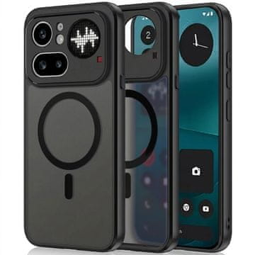 Overboard Ovitek za Nothing Phone (4a) Pro, za MagSafe, mat ovitek , črn