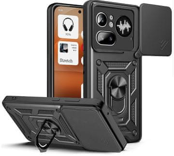 GS Ovitek Nothing Phone (4a) Pro Armor, CamShield Slide, črn