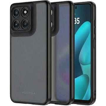 GS Ovitek za Motorola Moto G57 Power, Fusion Hybrid, mat črn
