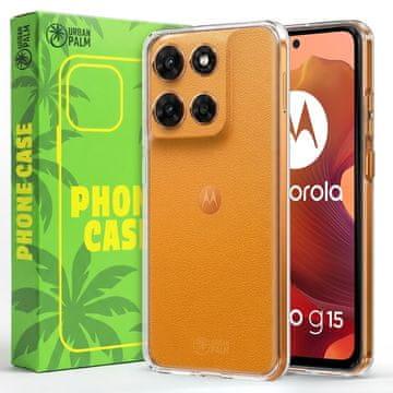 Ovitek za Motorola Moto G15 / G17, silikonski, prozoren