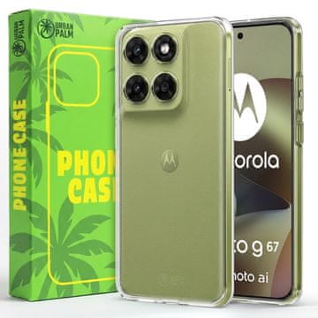 Ovitek za Motorola Moto G67, silikonski, prozoren