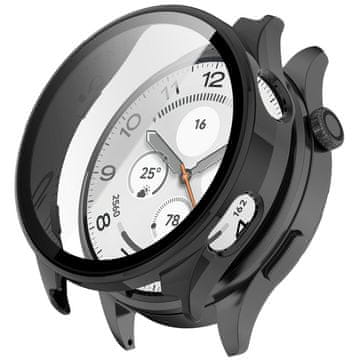 GS Ovitek 2 v 1 + kaljeno steklo za Xiaomi Watch 5, črn