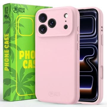 Silikonski ovitek iPhone 17 Pro Max za MagSafe, pudrasto roza