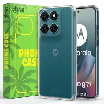 Ovitek za Motorola Moto G77, silikonski, prozoren