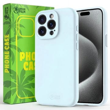 Silikonski ovitek za iPhone 15 Pro Max z MagSafe, golobje moder